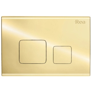 Cadru cu rezervor incastrat pentru WC, Clapeta de actionare inclusa F Light Gold - Img 3