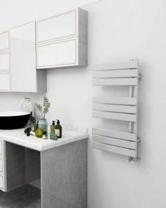 Calorifer de baie Portprosop Horizont White 90x50cm, Culoare Alb