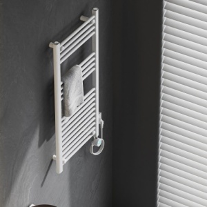 Calorifer electric vertical KATLA-WH 250W pentru baie 100x50, alb - Img 9
