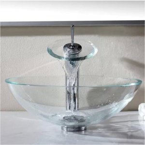 Chiuveta de blat PRO ERA GLASS, Dimensiuni 42x 42x 14 cm, Forma Rotunda, Ceramica sanitara, fara gaura baterie, Alb - Img 4