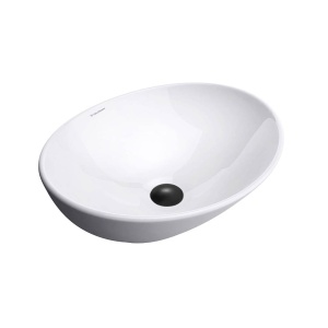 Chiuveta de blat PRO VERA White, Dimensiuni 40.5 x 33.7x 13.5 cm, Forma Ovala, Ceramica sanitara, Alb - Img 3