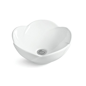 Lavoar De Blat PRO ROSE, Dimensiuni 40 x 40 x 17 cm, Forma Ovala, Ceramica Sanitara, Alb - Img 1