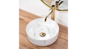 Lavoar pe blat REA SAMI NATURE MARBLE - Img 3