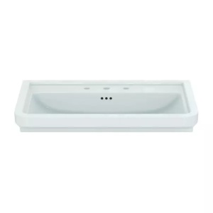 Lavoar pe mobilier Ideal Standard Atelier Calla alb lucios 87 cm cu 3 orificii baterie - Img 4