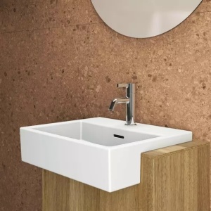 Lavoar semiincastrat Ideal Standard Atelier Extra alb mat 50 cm - Img 5