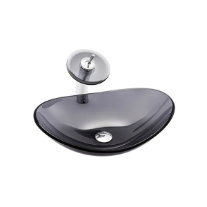 Lavoar STICLA GRI VELDMAN + acesorii 54x35x15 cm - Img 1