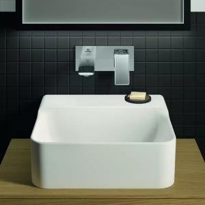 Lavoar suspendat Ideal Standard Atelier Conca 40 cm alb lucios - Img 8