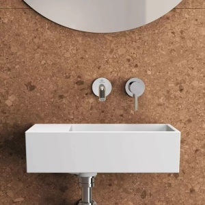 Lavoar suspendat Ideal Standard Atelier Extra 45 cm alb lucios cu orificiu preaplin stanga - Img 8