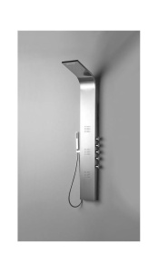 Panou de dus Colorado, Dimensiune 165x22x46cm, Culoare Inox