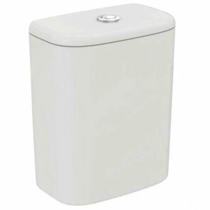 Rezervor pe vas wc Ideal Standard Tesi cu alimentare inferioara alb mat - Img 1