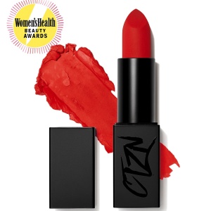 Ruj de buze cu pigment intens CTZN, Colectia Code Red, Vegan, Vitamina E, rezistent la apa, red coral