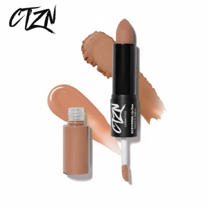 Ruj si creion de buze CTZN, Nudiversal Lip Duo, rezistent la apa, cu unt de mango salbatic, Dubai