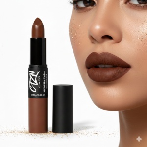 Ruj si creion de buze CTZN, Nudiversal Lip Duo, rezistent la apa, cu unt de mango salbatic, New York - Img 2
