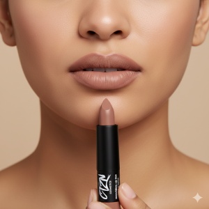 Ruj si creion de buze CTZN, Nudiversal Lip Duo, rezistent la apa, cu unt de mango salbatic, KualaLumpur - Img 2