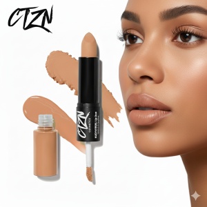 Ruj si creion de buze CTZN, Nudiversal Lip Duo, rezistent la apa, cu unt de mango salbatic, Cannes - Img 2