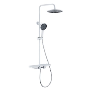 Set de dus F13-WH, Dus cu efect de ploaie, Culoarea Alb