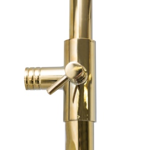 Set De Dus T151C Model Modern cu Termostat si Efect De Ploaie, Culoare Gold - Img 7