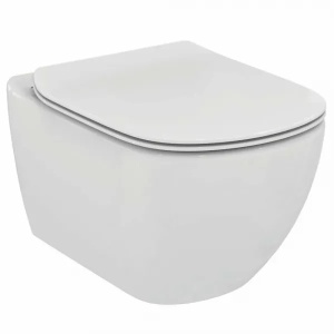 Set Vas Wc suspendat Ideal Standard Tesi Aquablade cu capac Slim softclose