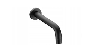 Sistem Complet De Dus REA LUNGO BOX, Montaj In Perete, Para Rotunda Tip Ploaie 25x25 Cm, 2 Functii De Curgere A Apei, Finisaj Negru Mat - Img 2