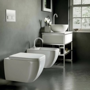 Vas wc suspendat Hatria Bianca Rimless alb - Img 5