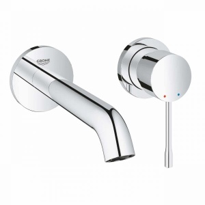 Baterie lavoar Grohe Essence M size, pipa 18 cm, montaj incastrat, necesit corp ingropat, crom - Img 1