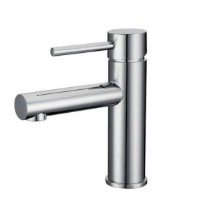 Baterie lavoar PRO HELIA Low SILVER, Montaj pe chiuveta, inaltime 18.5 cm, finisaj Crom