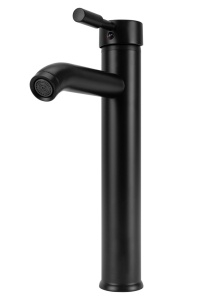 Baterie lavoar REA GRAF BLACK High, Montaj pe blat, inaltime 30.5 cm, finisaj Negru Mat - Img 7