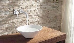 Baterie Lavoar REA LUNGO WHITE + BOX, Montaj Incastrat In Perete, Finisaj Alb - Img 2