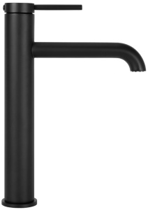 Baterie Lavoar REA SPOT BLACK HIGH, Montaj Pe Blat, Capat Fix, Monocomanda, Inaltime 28 Cm, Negru - Img 2