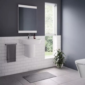 Baterie lavoar tip Grande Ideal Standard Connect Air BlueStart crom lucios monocomanda - Img 8
