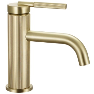 Baterie pentru baie REA Argon Low, Design Elegant, Culoare Gold Brush - Img 6
