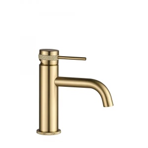 Baterie pentru baie REA LUNGO GRIP, Culoare Brush Gold, Low