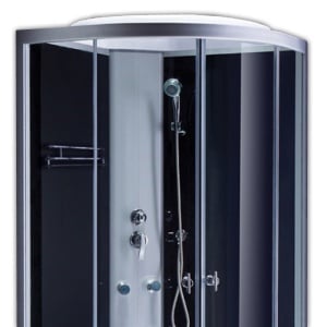 Cabina de dus cu hidromasaj, Cadita Semicirculara, 90x90 cm, Inaltime 215 cm - Img 8