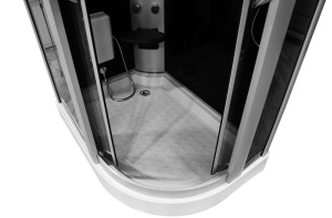 Cabina de dus cu hidromasaj MO-09914, Dispunere pe Dreapta, 120X85 cm, Negru - Img 6