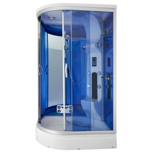 Cabina de dus cu Hidromasaj si Functie Sauna cu Abur MO-02188WS, montaj pe stanga 120X88X220CM - Img 2