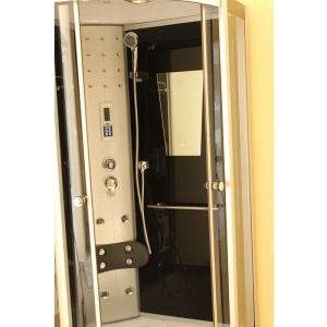 Cabina de dus cu hidromasaj si sauna WSH7080S, Dimensiune 80x80 cm - Img 5