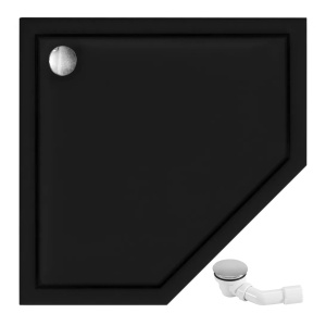 Cabina de dus DIAMOND 90x90 cm, Culoare Brush Gold - Img 2