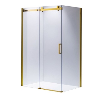 Cabina de dus KZ203B Dreptunghiulara, Design Modern 110x80cm, Culoare Auriu