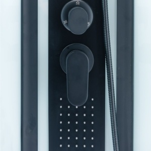 Cabina de dus LISA cu Hidromasaj, Dimensiune 100x100cm, Culoare Negru - Img 12