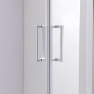 Cabina de dus patrata din sticla securizata si rame cromate KZ93A 80 x 80 cm - Img 6