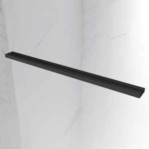 Cabina de dus Patrata KZ16A, Dimensiune 80x80cm, Culoare Negru - Img 6