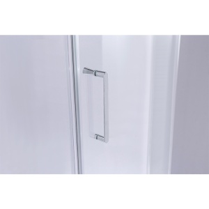 Cabina de dus Pentagonala KZ91B, Dimensiune 90x90cm, Culoare Crom - Img 5