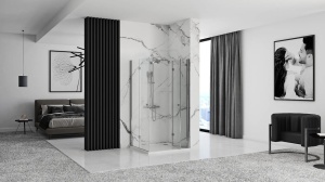Cabina de dus pliabil Rea Fold N2, 80x90 cm - Img 2
