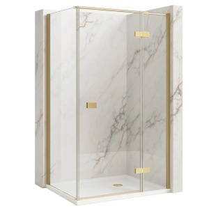 Cabina de dus Rea Atlas 90x100 Auriu periat