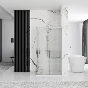 Cabina de dus Rea Punto, Dimensiune 80x100cm - Img 2