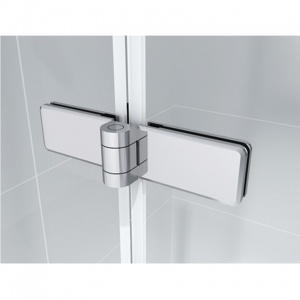 Cabina De Dus Rectangulara PRO KARLO (DUO), Usi Pliabile, Sticla Securizata 6/8 Mm, Inaltime 195 Cm - Img 4