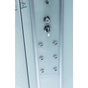 Cabina de dus WSH7703B cu Hidromasaj, Dimensiune 90x90cm, Culoare Crom - Img 10