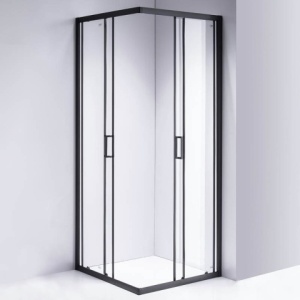 Cabina dus cu cadita inclusa, culoare negru, dimensiuni 90x90cm - Img 3