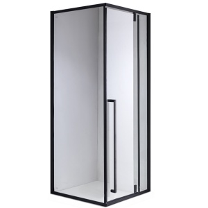 Cabina dus patrata model BS11B, Dimensiune 90x90 cm, Culoare Negru