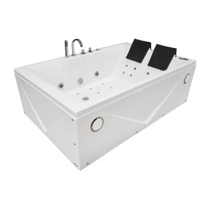 Cada de baie cu hidromasaj si Turbo Spa pentru 2 persoane 186 x 121 x 65 alba